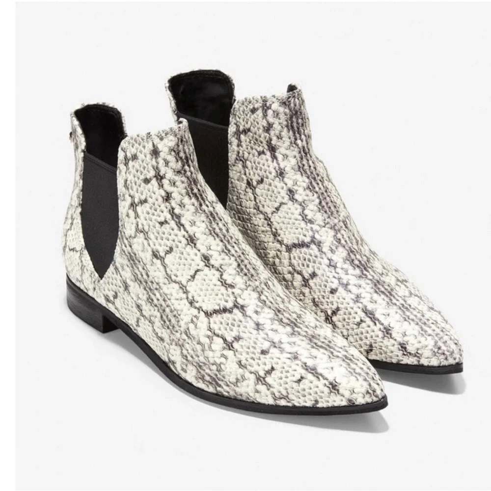 Cole Haan “Hara” Python Leather Bootie women’s size 9.5